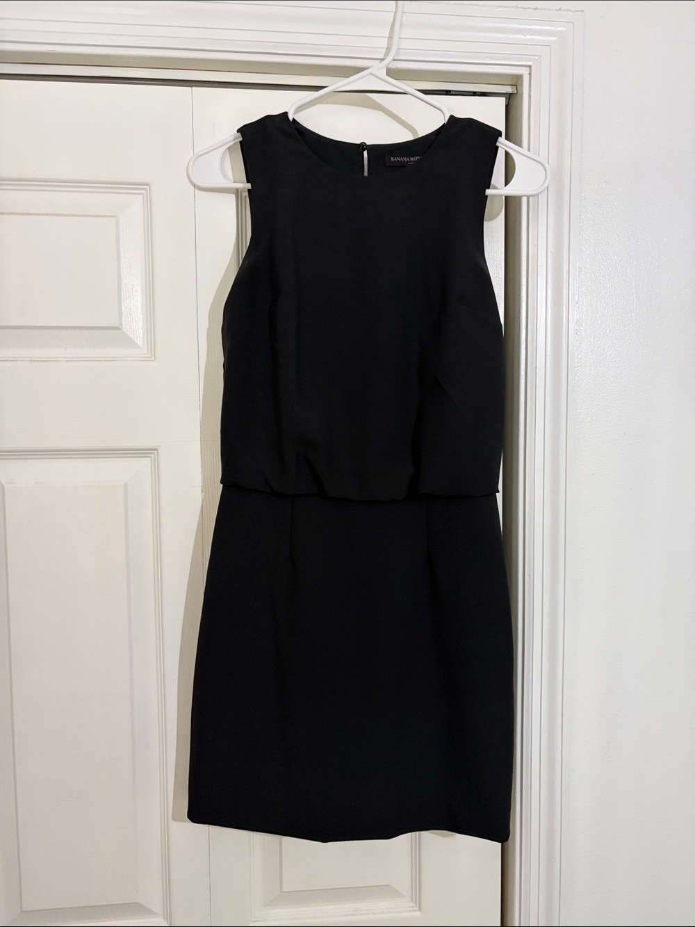Banana Republic Black Sleeveless Mini Dress